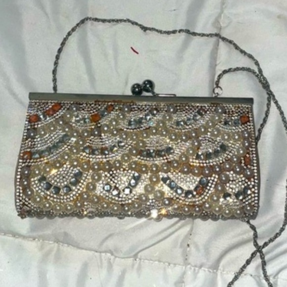 Sparkling purse✨beaded clutch evening bag party bag bedazzled bag - Picture 13 of 13